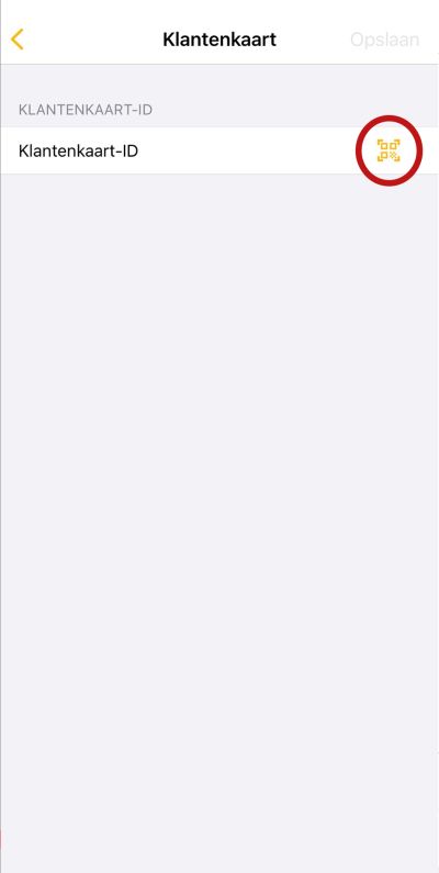 Klantenkaart toevoegen in de Taxi.eu app